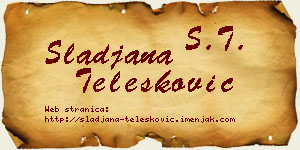 Slađana Telesković vizit kartica
